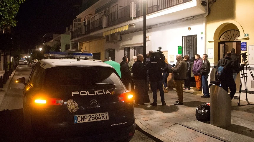 Imagen de los exteriores del edificio situado en Fuengirola, donde ha ocurrido el suceso