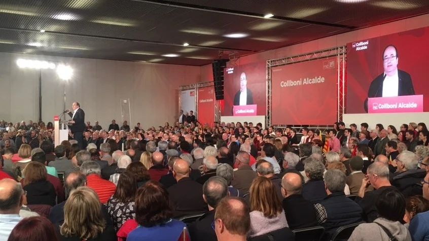 Miquel Iceta en un acto del PSC