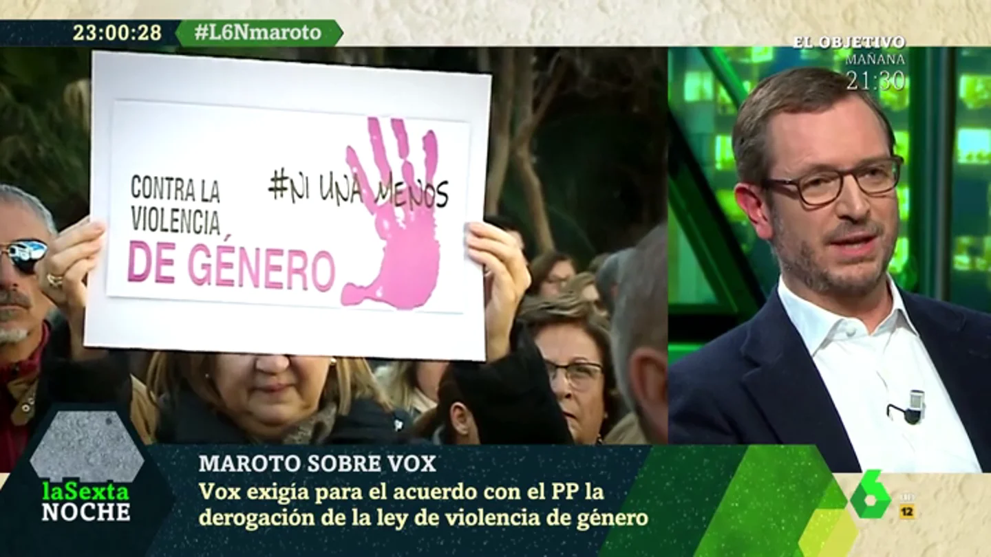 Javier Maroto: "La ley contra la violencia de género es necesaria. El PP no cambiará su criterio" Javier Maroto: "La ley contra la violencia de género es necesaria. El PP no cambiará su criterio"