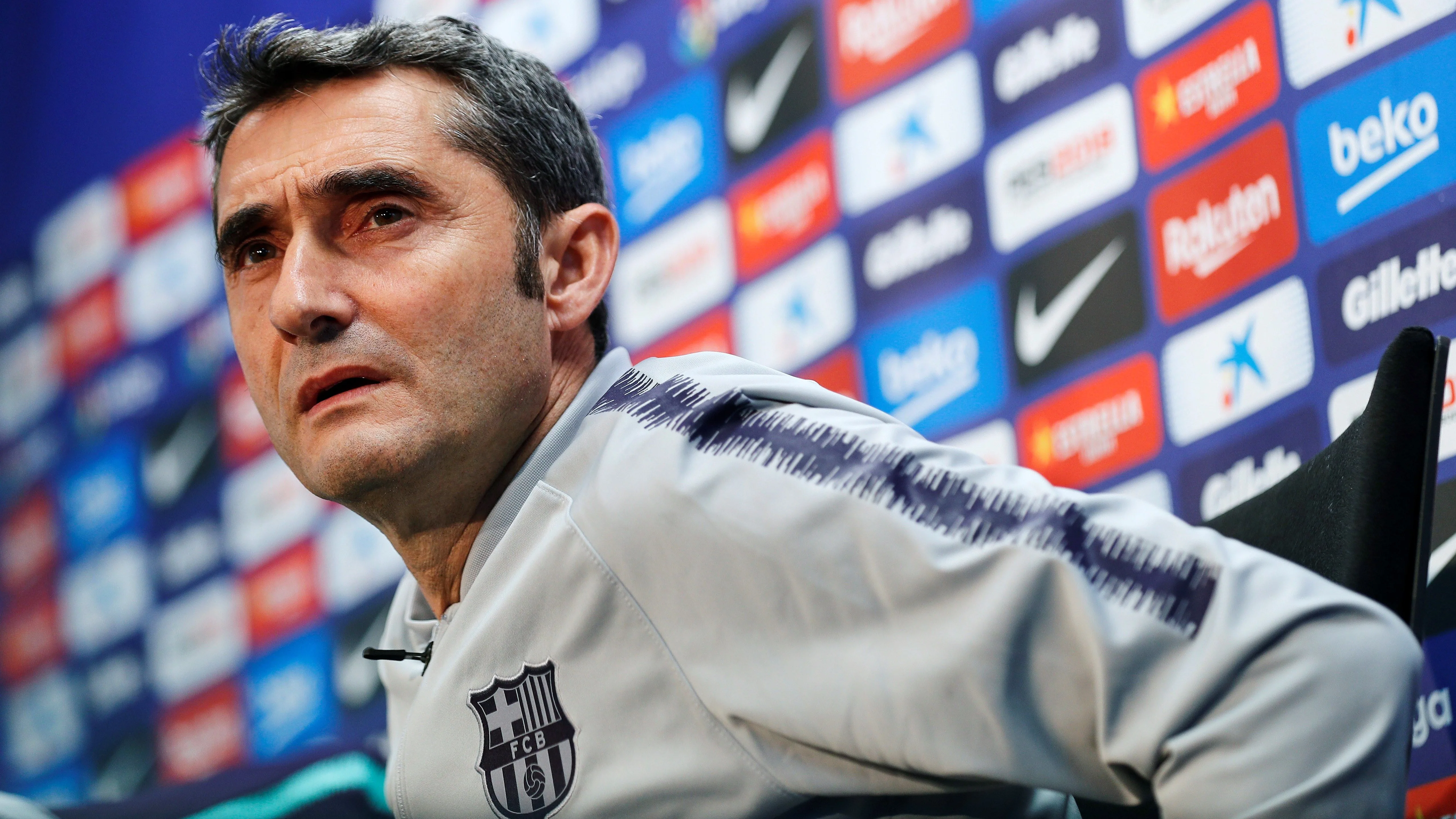 Valverde, en rueda de prensa