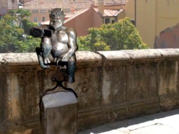 Imagen del diablillo que ha suscitado la polémica en Segovia Imagen del diablillo que ha suscitado la polémica en Segovia