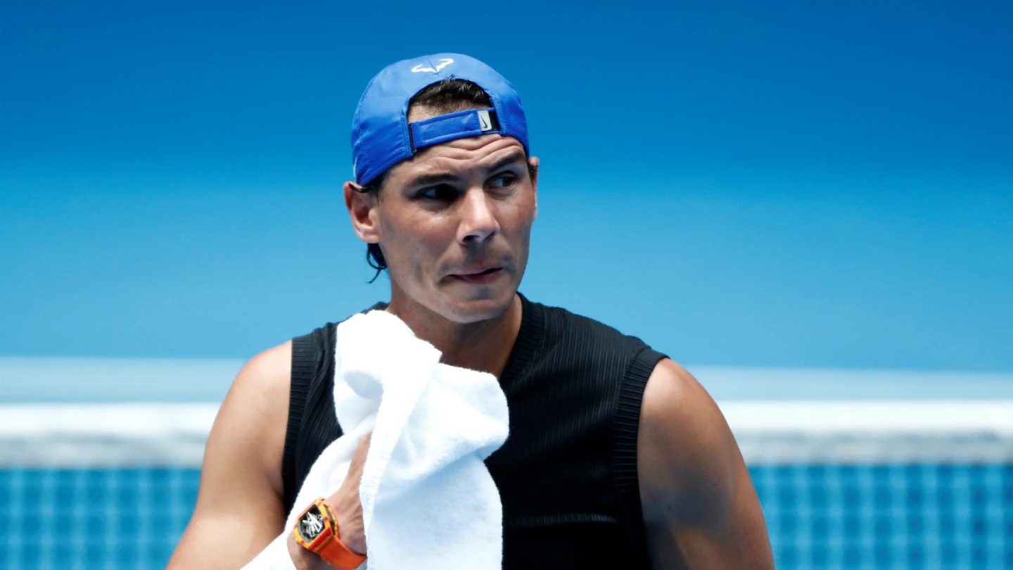 Rafa Nadal, en Australia Rafa Nadal, en Australia