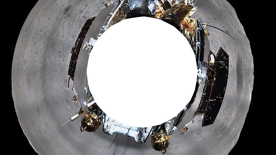 Imagen de la cara oculta de la Luna Imagen de la cara oculta de la Luna