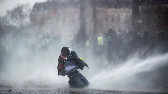 Protestas de los 'Chalecos amarillos', en París. Protestas de los 'Chalecos amarillos', en París.
