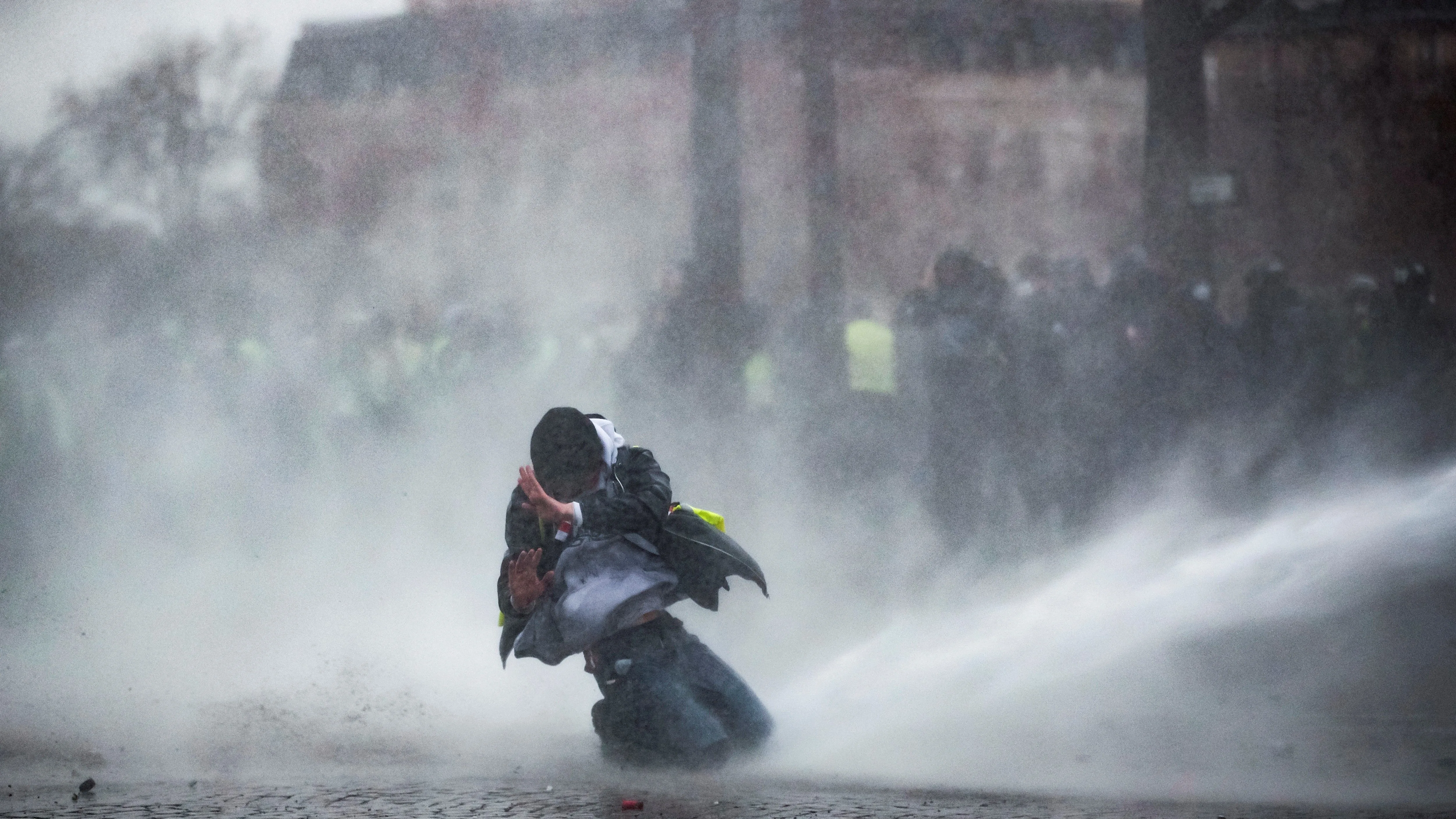 Protestas de los 'Chalecos amarillos', en París.