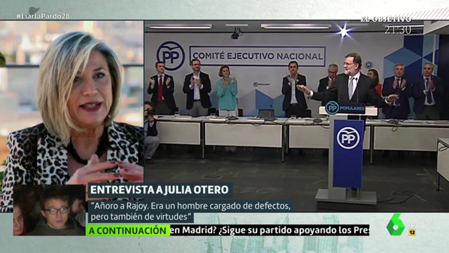 Cristina Pardo entrevista a Julia Otero Cristina Pardo entrevista a Julia Otero