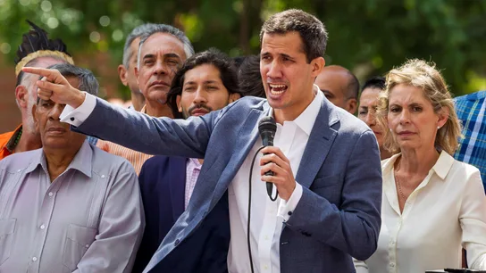 El presidente de la Asamblea Nacional de Venezuela, el opositor Juan Guaidó El presidente de la Asamblea Nacional de Venezuela, el opositor Juan Guaidó