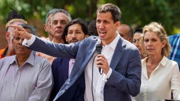 El presidente de la Asamblea Nacional de Venezuela, el opositor Juan Guaidó