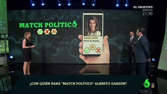La reina Letizia, Pedro Sánchez, Villarejo, Abascal o Rufián: ¿con que personaje haría 'match' Alberto Garzón? La reina Letizia, Pedro Sánchez, Villarejo, Abascal o Rufián: ¿con que personaje haría 'match' Alberto Garzón?
