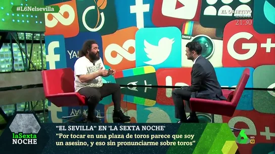 La crítica de El Sevilla a los 'ofendidos' en redes sociales: "Por tocar en una plaza de toros me llamaron asesino" La crítica de El Sevilla a los 'ofendidos' en redes sociales: "Por tocar en una plaza de toros me llamaron asesino"