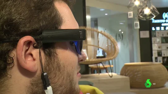 Imagen de las gafas con cámara para ciegos Imagen de las gafas con cámara para ciegos