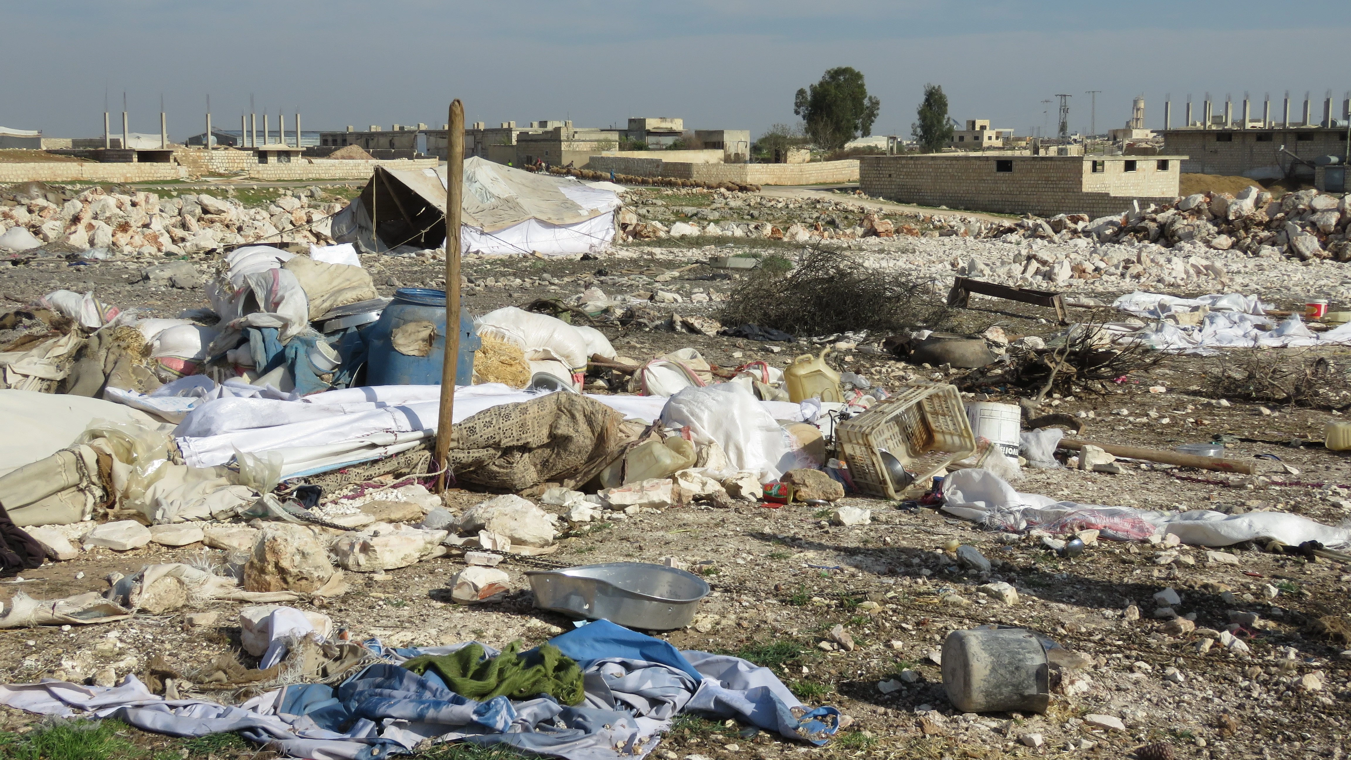 Campo de refugiados sirio