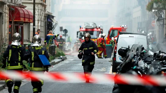 Exteriores del lugar de la explosión de París Exteriores del lugar de la explosión de París