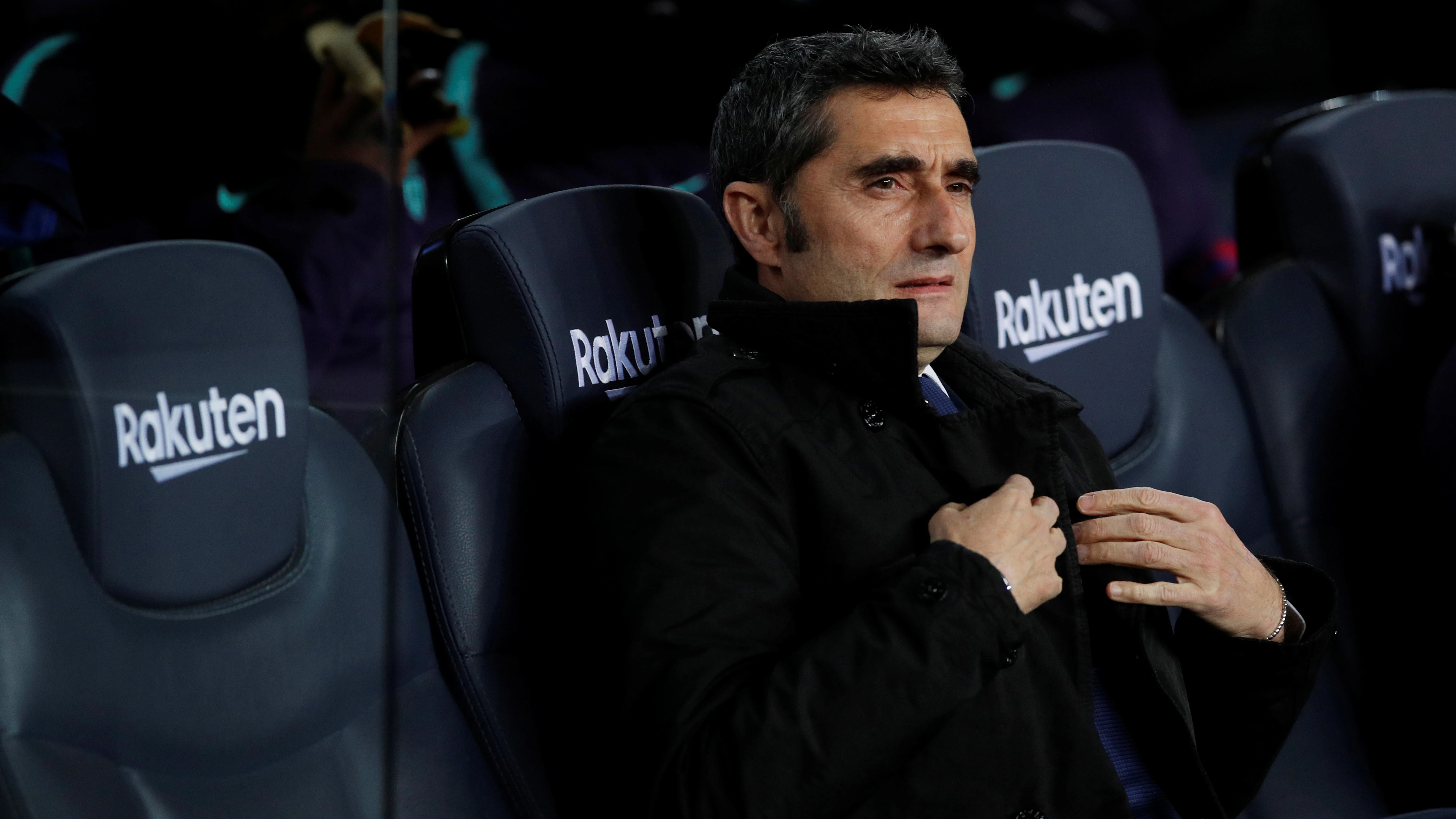 Ernesto Valverde, durante el partido contra el Eibar