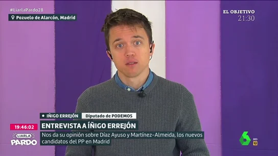 Íñigo Errejón en Liarla Pardo Íñigo Errejón en Liarla Pardo