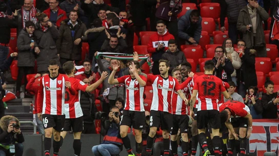 El Athletic celebra un gol El Athletic celebra un gol