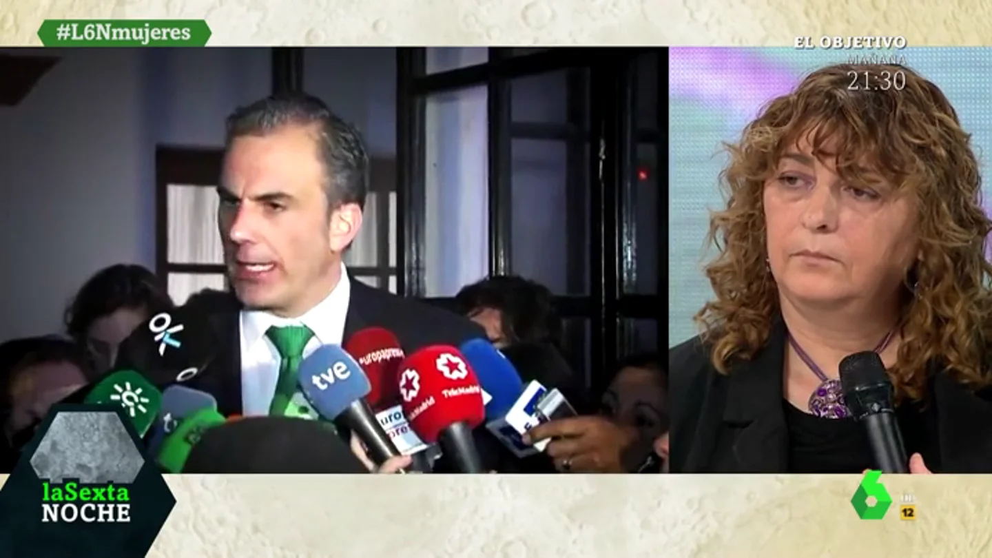 La organizadora de las protestas feministas contra Vox responde a las críticas de Javier Ortega Smith La organizadora de las protestas feministas contra Vox responde a las críticas de Javier Ortega Smith
