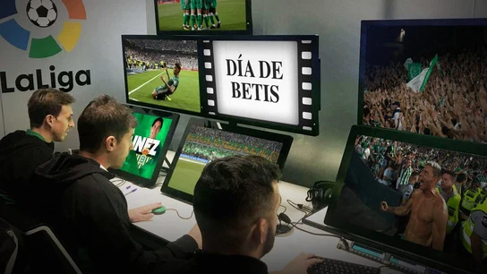 El cartel promocional del Betis para el partido contra el Real Madrid El cartel promocional del Betis para el partido contra el Real Madrid