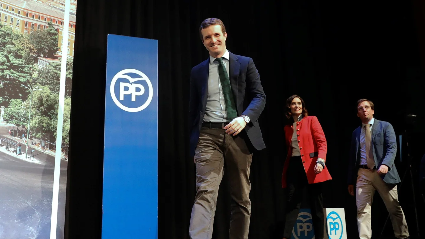 El presidente del PP, Pablo Casado El presidente del PP, Pablo Casado