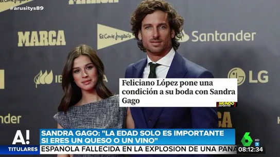 Sandra Gago y Feliciano López Sandra Gago y Feliciano López