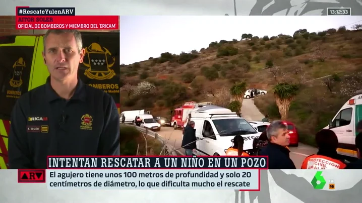 Aitor Soler, oficial de bomberos