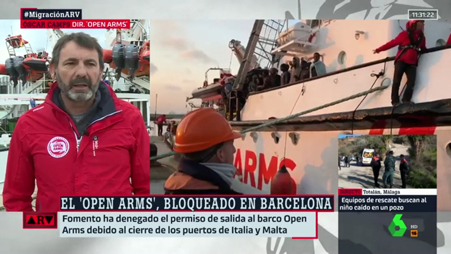 Óscar Camps en Al Rojo Vivo Óscar Camps en Al Rojo Vivo