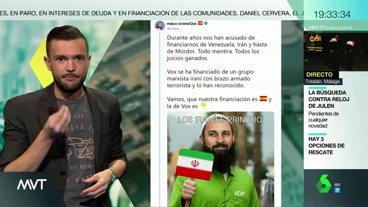 Las reacciones de los políticos a la financiación iraní de Vox Las reacciones de los políticos a la financiación iraní de Vox