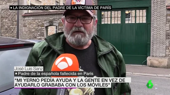 José Luis Sanz, padre de la española muerta en París José Luis Sanz, padre de la española muerta en París