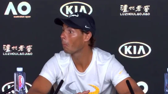 Rafa Nadal, en rueda de prensa Rafa Nadal, en rueda de prensa