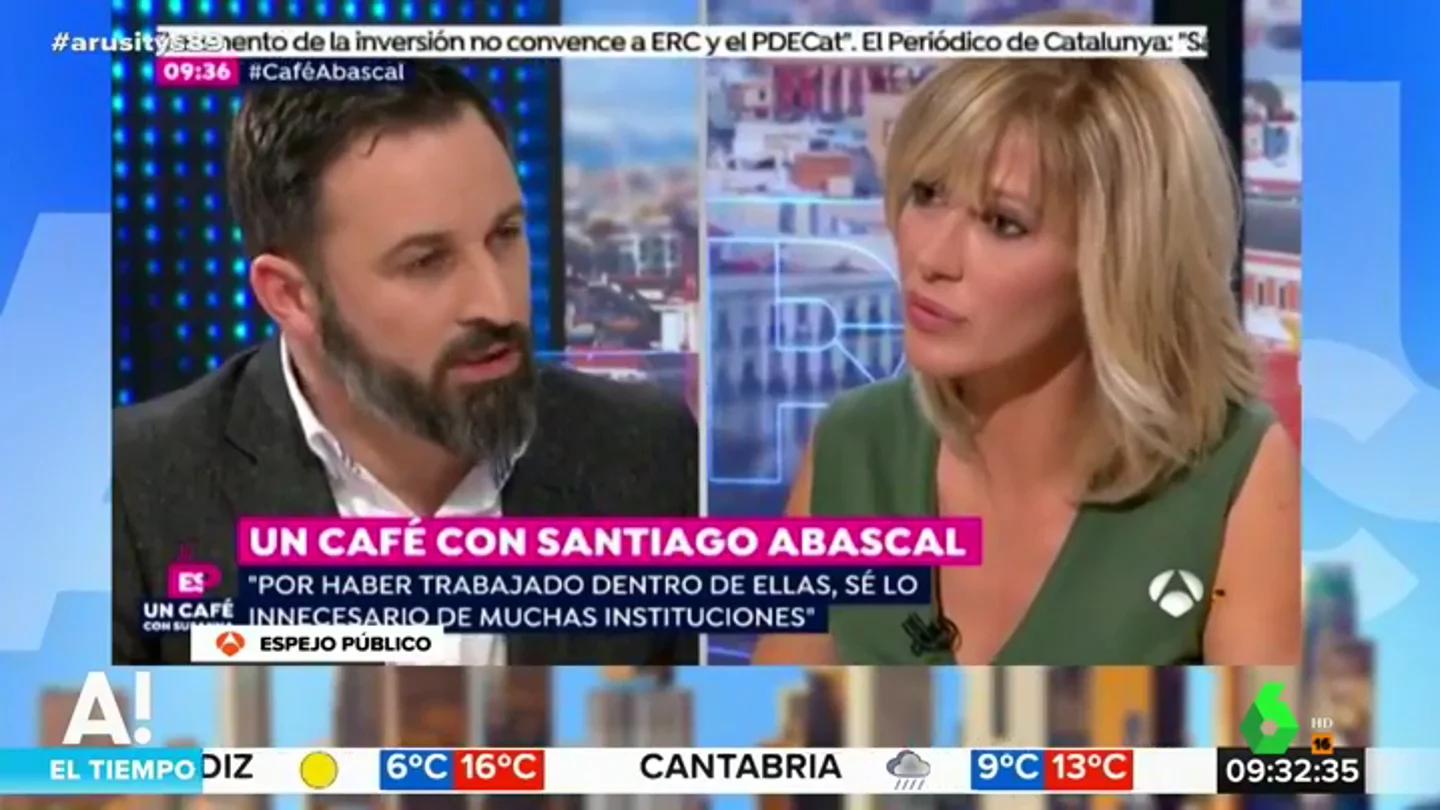 Santiago Abascal y Susanna Griso Santiago Abascal y Susanna Griso