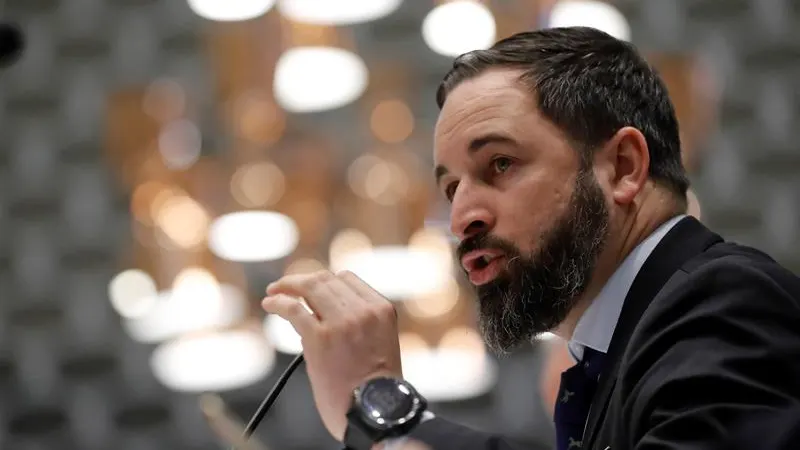 El líder de Vox, Santiago Abascal