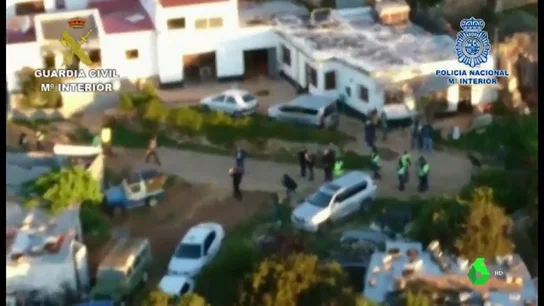 Imagen del lugar donde han detenido a 28 miembros de una organización dedicada al tráfico de drogas Imagen del lugar donde han detenido a 28 miembros de una organización dedicada al tráfico de drogas