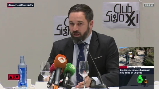 Abascal vuelve a usar los datos de violencia machista a su antojo: "Hay un 87% de denuncias archivadas, sobreseídas" Abascal vuelve a usar los datos de violencia machista a su antojo: "Hay un 87% de denuncias archivadas, sobreseídas"
