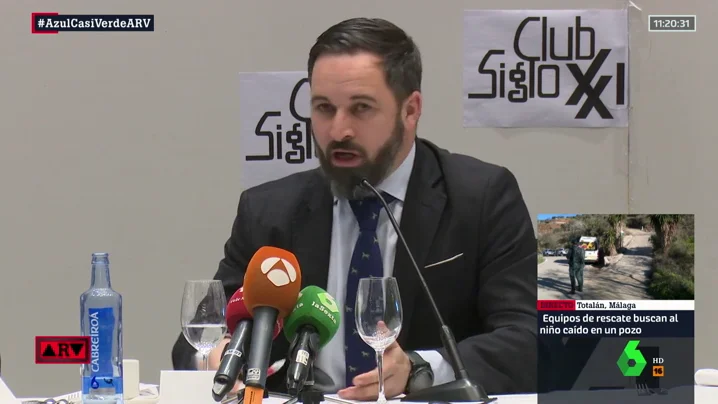 Abascal vuelve a usar los datos de violencia machista a su antojo: "Hay un 87% de denuncias archivadas, sobreseídas"