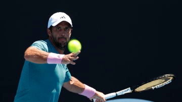 Fernando Verdasco, en acción ante Miomir Kecmanovic