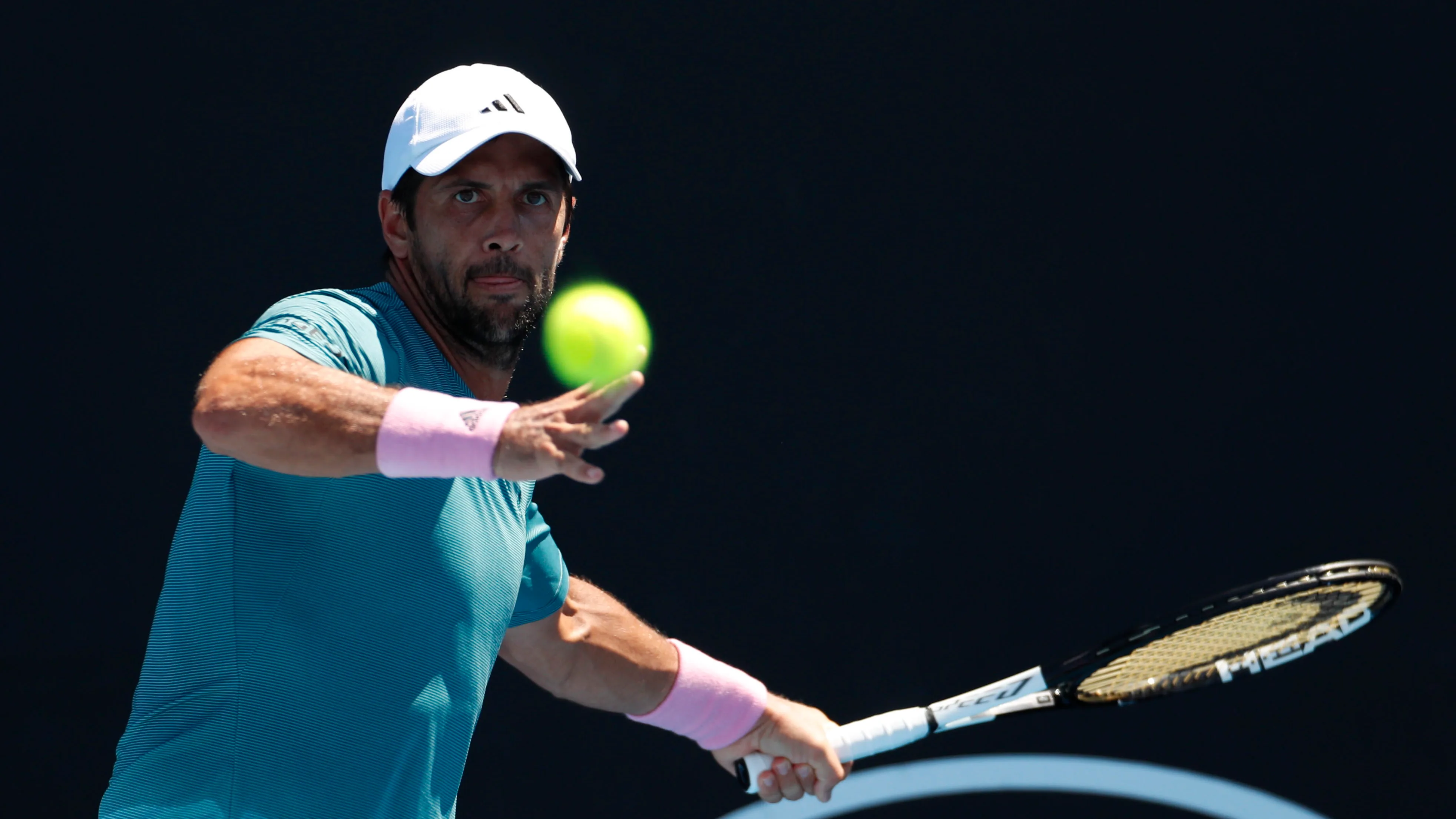 Fernando Verdasco, en acción ante Miomir Kecmanovic