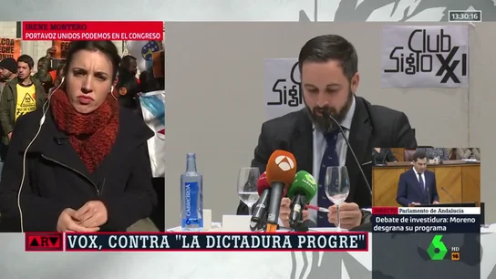 Irene Montero y Santiago Abascal Irene Montero y Santiago Abascal