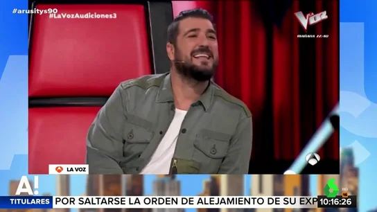 La divertida imitación de Antonio Orozco a Paulina Rubio con acento mexicano incluido: "Un poquitito de chile picantosito" La divertida imitación de Antonio Orozco a Paulina Rubio con acento mexicano incluido: "Un poquitito de chile picantosito"