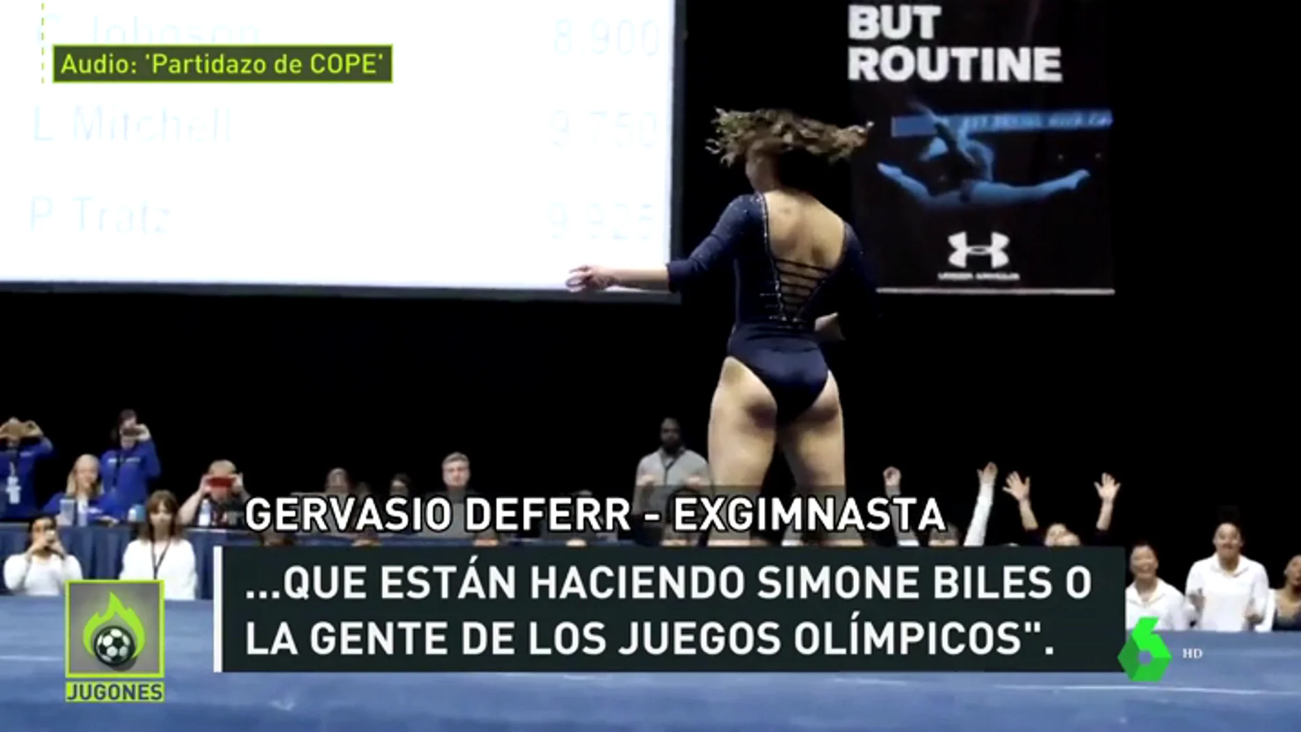 Gervasio Deferr, crítico con el ejercicio viral de la gimnasta Katelyn Ohashi: "Es show"