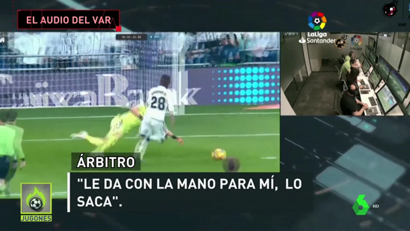 Revelan el audio del VAR en el penalti a Vinicius Revelan el audio del VAR en el penalti a Vinicius