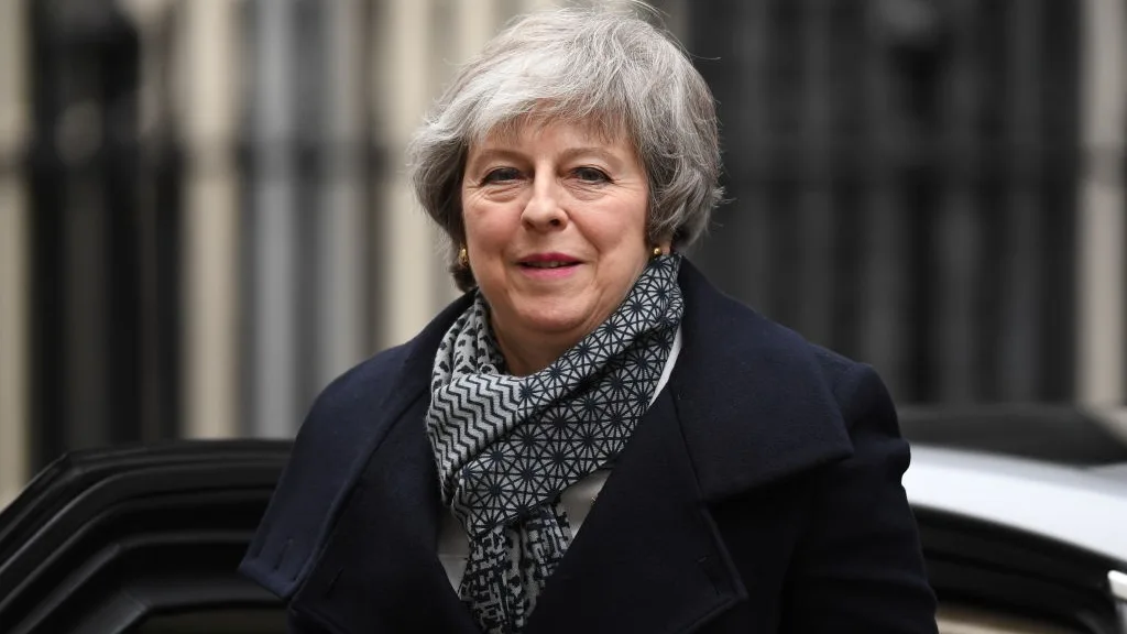 La primera ministra británica, Theresa May