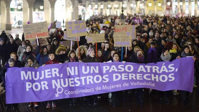 Manifestación en Valladolid