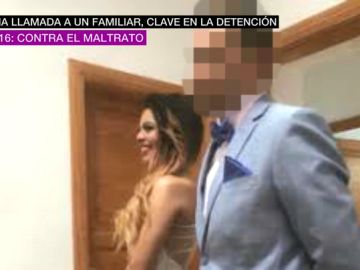 Romina Celeste junto a su marido Romina Celeste junto a su marido