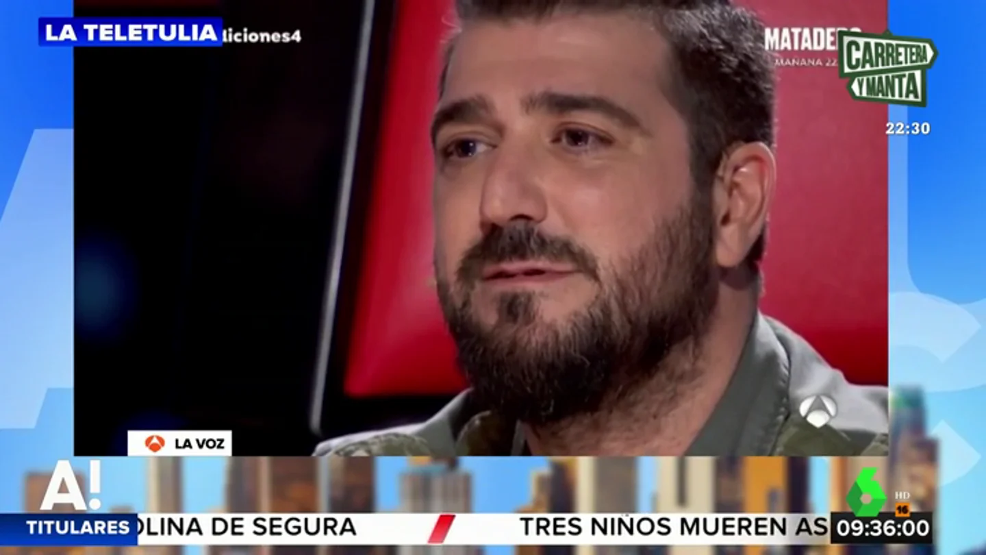 Orozco se emociona en 'La Voz' al recordar uno de los peores momentos de su vida Orozco se emociona en 'La Voz' al recordar uno de los peores momentos de su vida