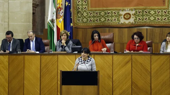 La líder de Adelante Andalucía, Teresa Rodríguez La líder de Adelante Andalucía, Teresa Rodríguez