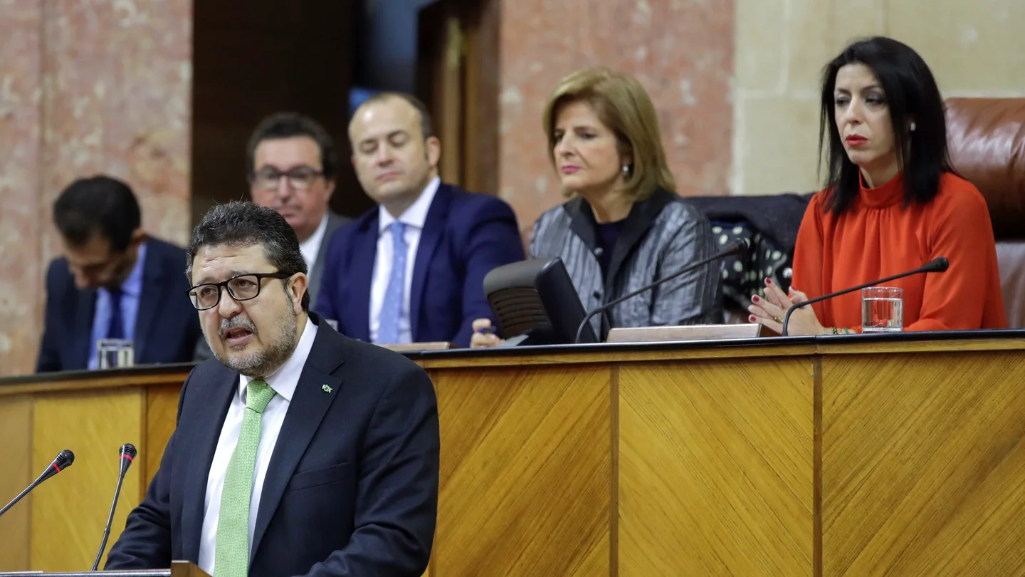 El líder de Vox en Andalucía, Francisco Serrano El líder de Vox en Andalucía, Francisco Serrano