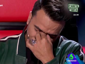 Luis Fonsi emocionado en La Voz Luis Fonsi emocionado en La Voz