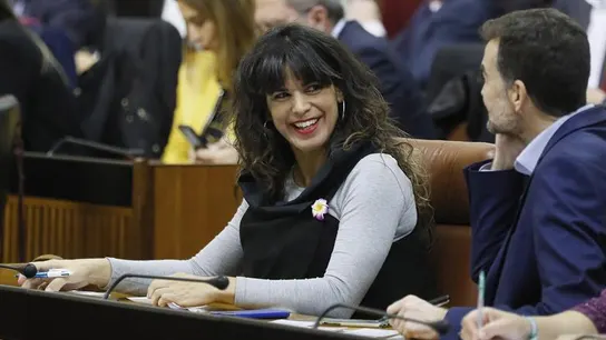 La líder de Adelante Andalucía, Teresa Rodríguez La líder de Adelante Andalucía, Teresa Rodríguez