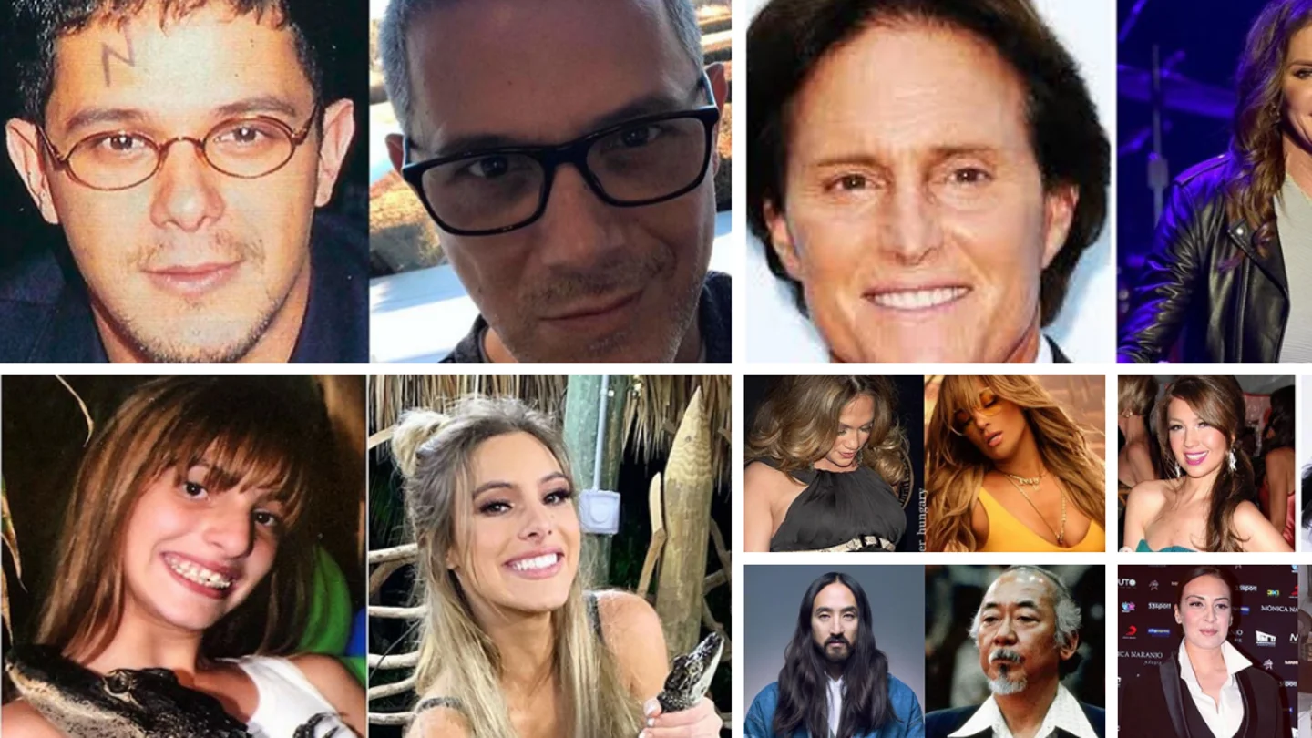 Los famosos se unen al #10YearsChallenge Los famosos se unen al #10YearsChallenge