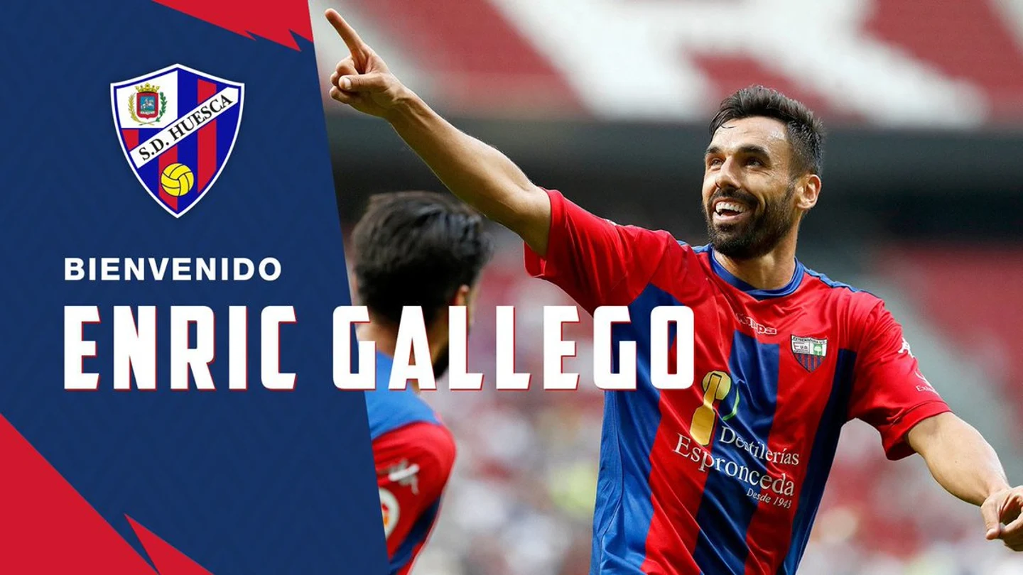 Enric Gallego, nuevo jugador del Huesca Enric Gallego, nuevo jugador del Huesca